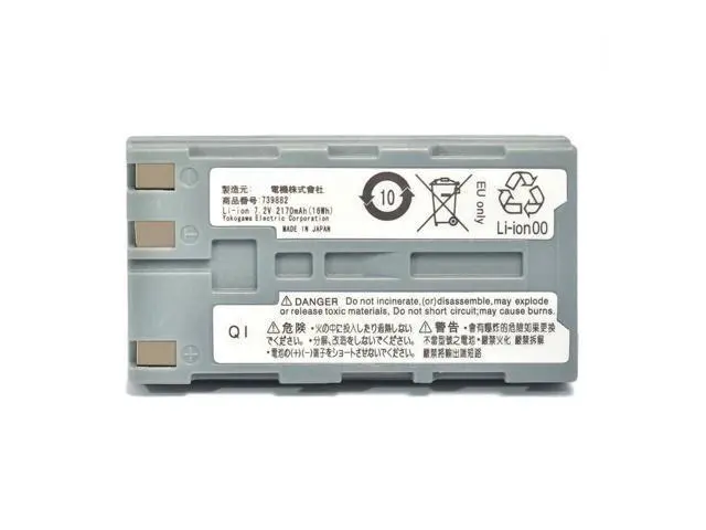 Alt view image 2 of 3 - 739882 Replacement Battery for Yokogawa AQ1200/AQ1205 Series OTDR Multi Field Testers - 7.4V 2600mAh (19.24Wh) Li-ion