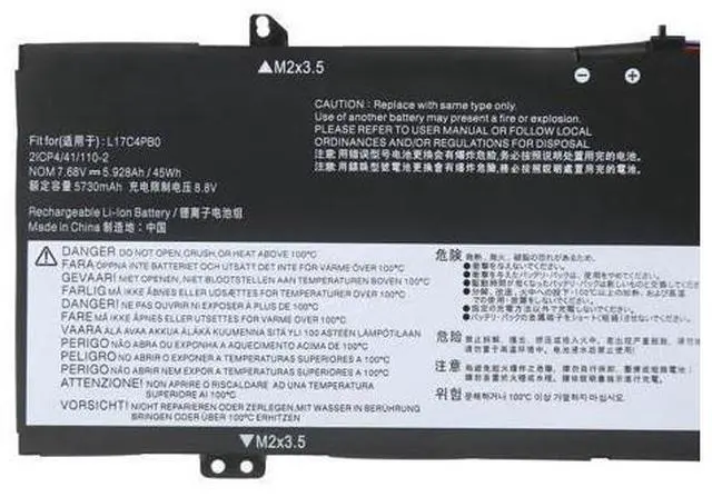 Main image of 45WH L17M4PB0 battery for Lenovo IdeaPad 530s-14IKB 530s-15IKB 14ARR