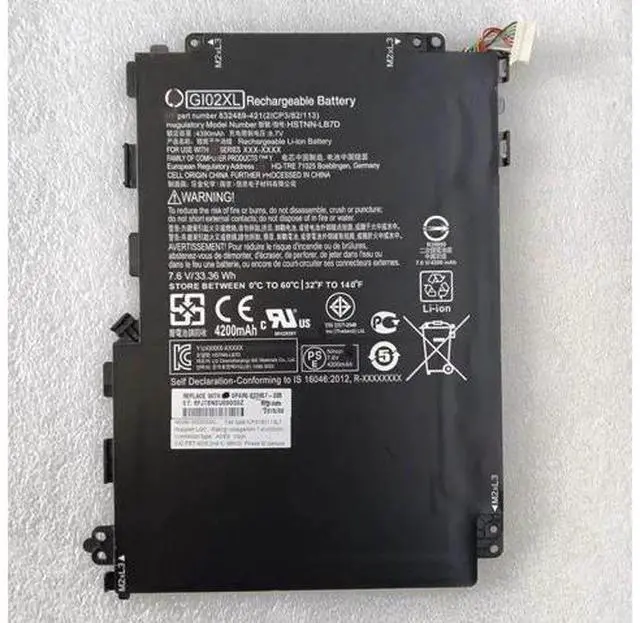 Main image of 33WH GI02XL battery for HP Pavilion X2 12 12-B000