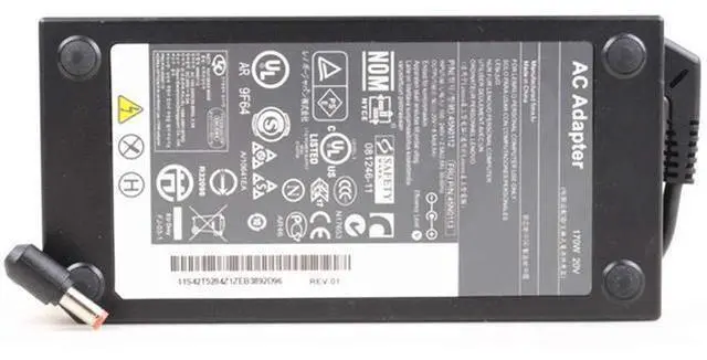 Main image of AC Adapter for Lenovo Y500 Y410P Y500N 20V 8.5A 170W 0A36227 45N0113 Y510p GT 755M SLI Red Tip