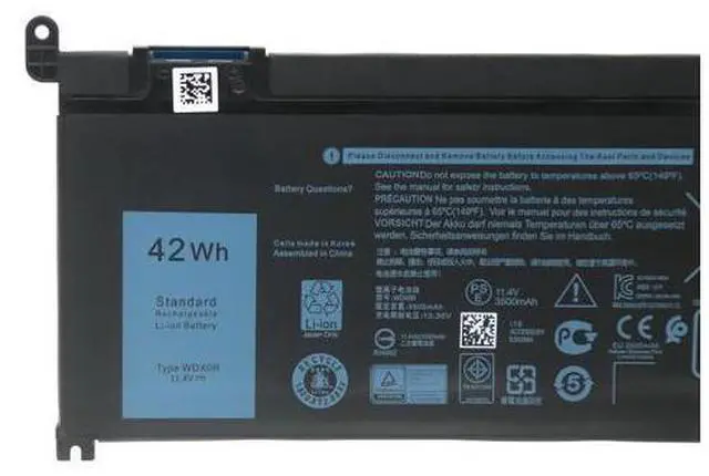 Main image of 42Wh WDXOR battery for dell Inspiron Battery 15 5567 5568 13 5368 7368 WDX0R