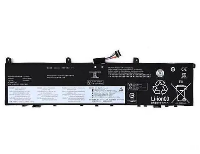 Alt view image 3 of 3 - 15.36V 77Wh 5075mAh 4-Cell Li-polymer Battery for Lenovo ThinkPad P1 Gen1/Gen2 X1 Extreme Gen1/Gen2 Replaces L17C4P72 01YU911 L17M4P72 L18M4P71
