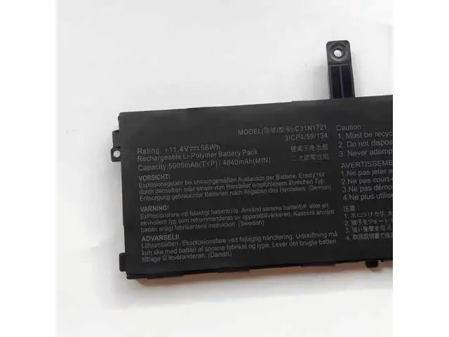 Alt view image 5 of 6 - New C31N1721 56Wh Repalcement Battery for Vivobook E406SA E406MA L406MA L406SA