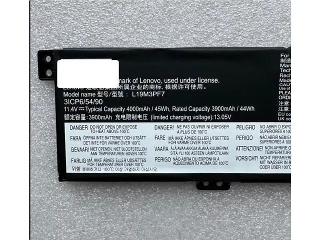 Alt view image 2 of 3 - L19M4PF4 L19D4PF4 L19C4PF4 Battery for Lenovo IdeaPad Creator 5-15IMH05 & Yoga Slim 7-14ARE05 7-14IIL05 15.36V 3951mAh 4-Cell Li-ion Black