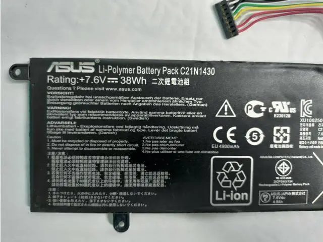 Alt view image 3 of 3 - New C21N1430 battery for ASUS Chromebook C201PA C201PA-DS02 C201PA-DS01 laptop