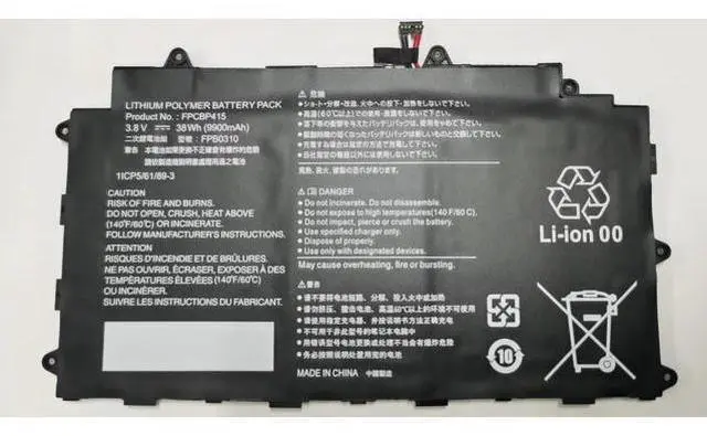 Main image of New 38Wh FPCBP415 FPB0310 Battery for Fujitsu Stylistic Q584 F-02F CP678530-01