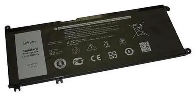 Main image of New V1P4C 56Wh 7.6V Li-ion Battery for Dell Chromebook 13 3380 Inspiron 7486 Chromebook 14 2-in-1 Replaces VIP4C FMXMT Grade A Cells
