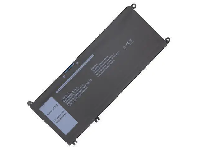 Alt view image 3 of 5 - New V1P4C 56Wh 7.6V Li-ion Battery for Dell Chromebook 13 3380 Inspiron 7486 Chromebook 14 2-in-1 Replaces VIP4C FMXMT Grade A Cells