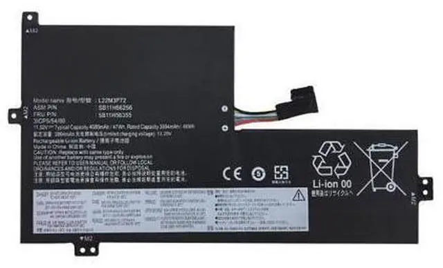 Main image of L22D3P72 L22M3P72 L22C3P71 47Wh Battery for Lenovo 100w Gen4 / 300w Yoga Gen4 / 500w Yoga Gen4 11.52V 4080mAh 3-Cell Li-ion Compatible with SB11H56258 5B11H56357
