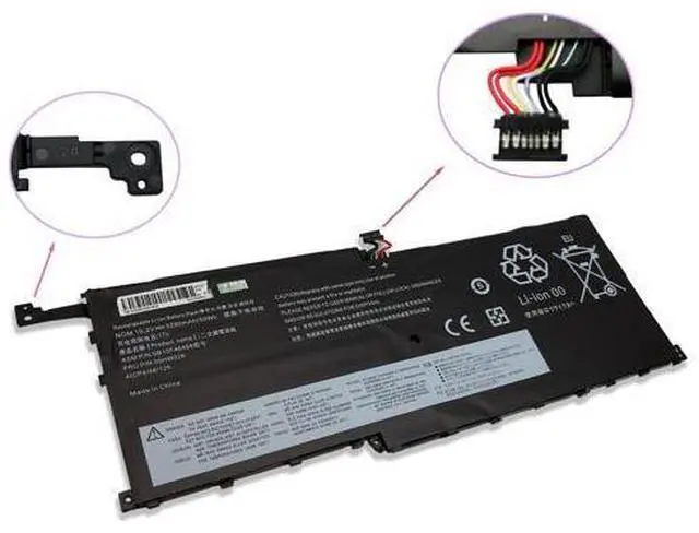 Main image of 15.2V 52Wh 3425mAh 00HW028 00HW029 SB10F46467 Replacement Laptop Battery for Battery Lenovo Thinkpad X1C Yoga Carbon 6th Laptop