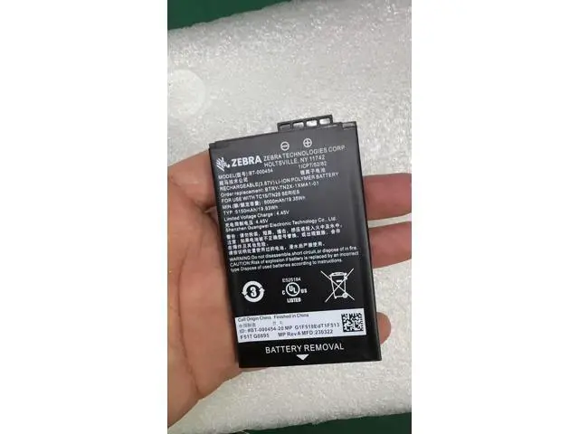 Alt view image 2 of 3 - New BT-000454 5150mAh 3.87V Li-ion Battery for Zebra TC15 TN28 U30 Replaces BTRY-TN2X-1XMA1-01 Grade A Cells 12-Month Warranty
