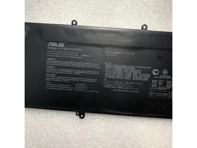 Alt view image 2 of 3 - 57WH C31N1538 battery for ASUS ZenBook Flip Q324UA Q324UAK UX360UA UX360UAK