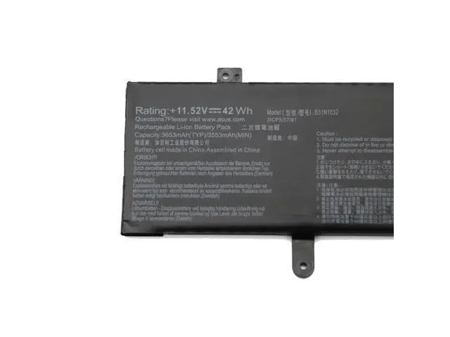 Alt view image 2 of 3 - C21N1913 Battery for ASUS Vivobook 12 E210MA E210KA L210MA R214MA Series | 38Wh 4800mAh | Replaces 0B200-03700000, C21PPC5 | 7.7V Li-Polymer