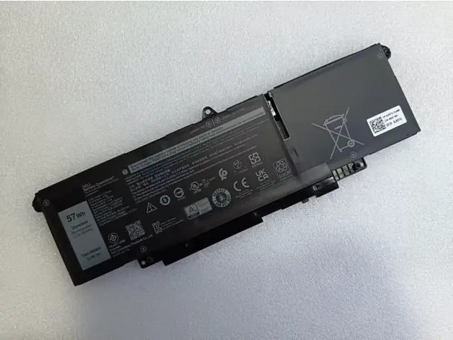 Alt view image 6 of 7 - 66DWX Laptop Battery for Dell Latitude 7340 7440 7640 7350 7450 7650 | 57Wh 4-Cell | Replaces 86D0Y, 0HYH8, WW8N8, P126F, P175G