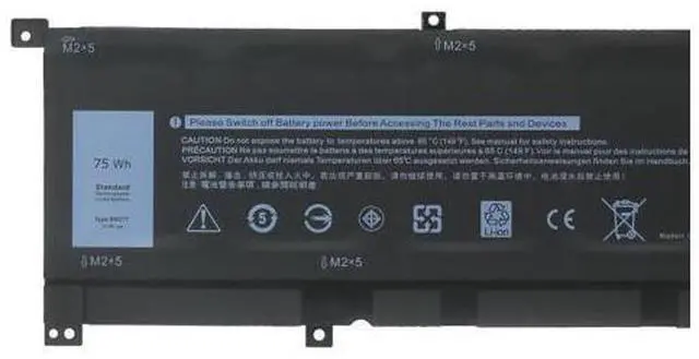 Main image of 75Wh 8N0T7 battery for dell XPS 15 9575 2-in-1 series