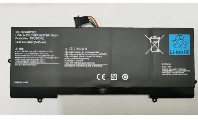 Main image of New 45Wh FMVNBP220 FPCBP372 Battery for Fujitsu Lifebook U772 FPB0281