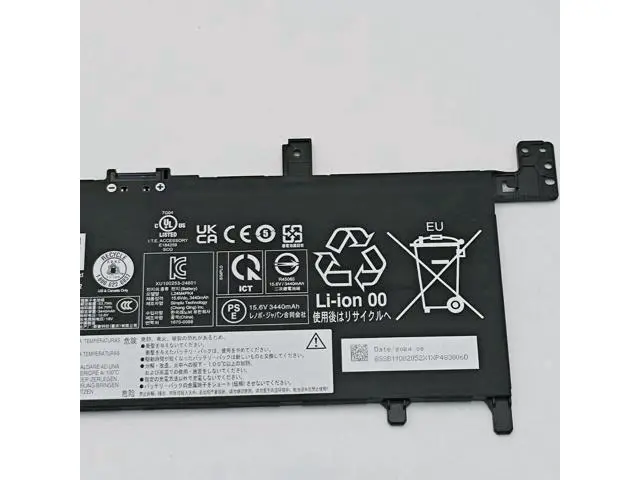 Alt view image 3 of 3 - L24M4PK4 L24C4PK1 L24D4PK6 54.7Wh 15.6V Replacement Battery for Lenovo Laptops 4-Cell Li-ion Replaces L24 Series Batteries