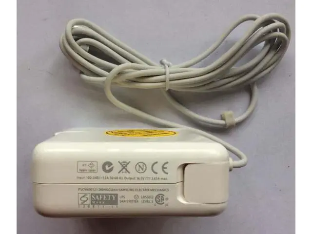 Alt view image 2 of 6 - NEW Charger AC Adapter 60W MacBook Pro 13" A1425 A1424 A1435 Power Supply T Tip