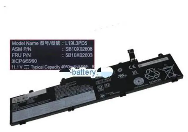 Main image of L19M3PD5 L19L3PD5 L19C3PD5 Replacement Laptop Battery for Lenovo Thinkpad E15 11.5V 4050mAh 45Wh