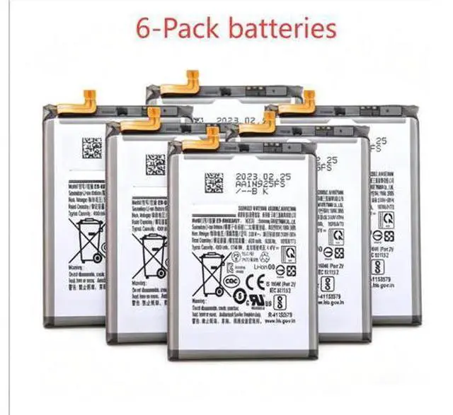 Main image of 6-Pack New EB-BN985ABY 4.47V 4500mAh 17.46Wh Li-ion Battery for Samsung Galaxy Note 20 Ultra SM-N985 N986 N986U Compatible with Note 20 Ultra 5G 1 Year Warranty