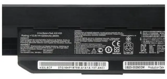 Main image of 56Wh A32-K53 for Asus K53 K53E X54C X53S X53 K53S X53E X5