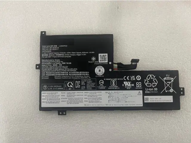 Alt view image 4 of 6 - 5B11B36309 L20M3PG2 Replacement Battery for Lenovo IdeaPad Flex 3 Chromebook & 500e Chromebook Series - 42Wh High Performance (11.25V Li-ion) - Compatible with L20L3PG2 L20D3PG2 5B11B36309
