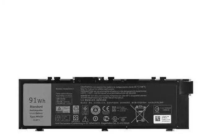 Main image of New 91Wh MFKVP 11.4V Li-ion Battery for Dell Precision 7510 7520 7710 7720 M7510 M7710 Replaces T05W1 GR5D3 1G9VM 500 Cycles