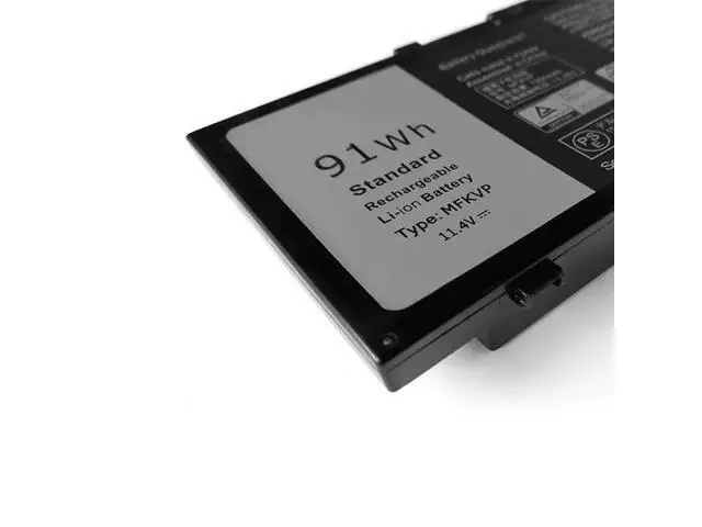 Alt view image 2 of 3 - New 91Wh MFKVP 11.4V Li-ion Battery for Dell Precision 7510 7520 7710 7720 M7510 M7710 Replaces T05W1 GR5D3 1G9VM 500 Cycles