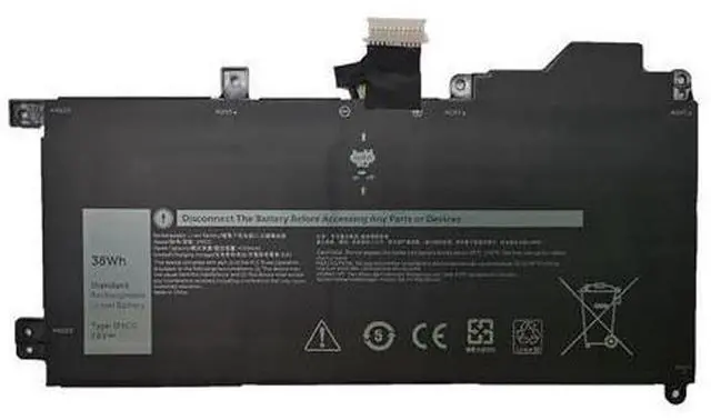 Main image of Premium 1FKCC 451-BCLQ Battery for Dell Latitude 7200/7210 2-in-1 Series - 38Wh High Performance (7.6V Li-ion) - Compatible with D9J00 09NTKM T5H6P KWWW4 Models