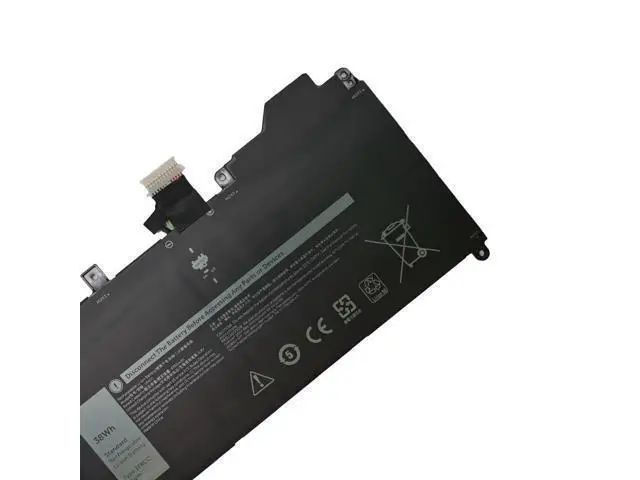 Alt view image 2 of 3 - Premium 1FKCC 451-BCLQ Battery for Dell Latitude 7200/7210 2-in-1 Series - 38Wh High Performance (7.6V Li-ion) - Compatible with D9J00 09NTKM T5H6P KWWW4 Models