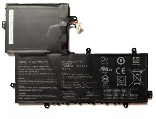 Main image of New C31N1836 C31N1836-1 Laptop Battery for Asus Chromebook Flip C214MA C204MA 11.55V 42Wh/50Wh