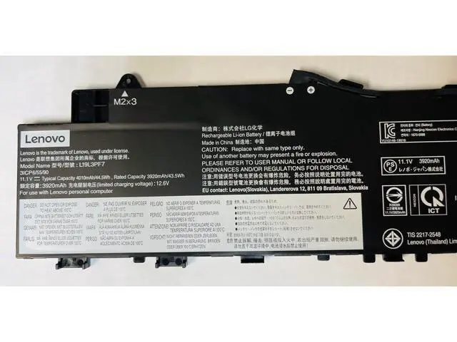Alt view image 3 of 3 - 44.5WH L19L3PF7 battery for Lenovo IdeaPad 5-14ITL05 5-14IIL05 5-14AL