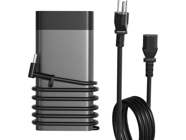 Alt view image 2 of 3 - 200W Laptop Charger for HP Omen 15 16 17, Victus 15 16, Pavilion 15 16 17, Envy 15 16 17, ZBook G3-G11 19.5V 10.3A 4.5mm x 3.0mm Blue Tip AC Adapter Replaces 150W 135W 120W