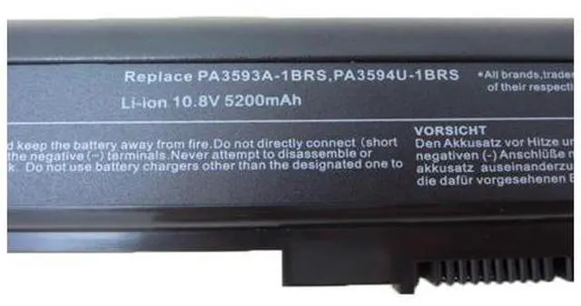 Alt view image 2 of 2 - PA593U-1BAS Battery for Toshiba Satellite U300 U305 Dynambook SS M40/M41 Portege M600 Series Tecra M8 Satellite U305