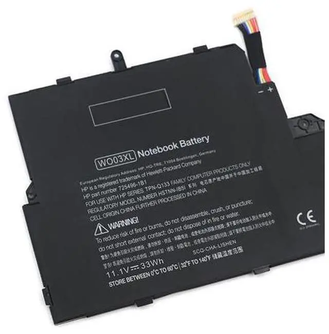 Main image of WO03XL HSTNN-IB5I Replacement Battery for HP Split 13-M 13T-M000 X2 | 11.1V 33Wh Li-ion | Compatible with 725496-1B1, 725606-001, TPN-Q133 | Pavilion 13-P100