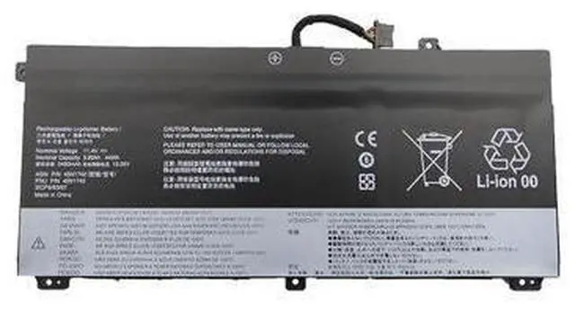 Main image of 45N1742 44Wh Battery for Lenovo ThinkPad T550/T560/W550s Internal- Replacement for 45N1741, 00NY639 - 11.4V Li-ion Laptop Battery (Compatible with P50s, SB10K12721, 3-Cell)