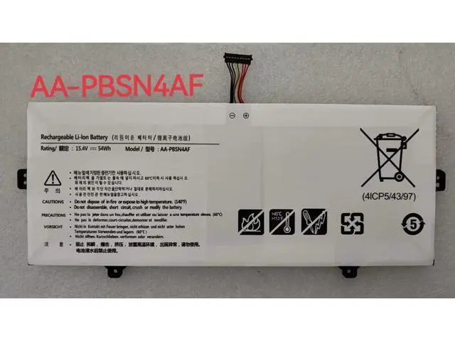 Alt view image 2 of 3 - New AA-PBSN4AF 54Wh 15.4V 3530mAh Li-ion Battery for Samsung NP930SBE NT930SBE NP730QCJ Replaces PBSN4AF 2 Year Warranty Grade A Cells