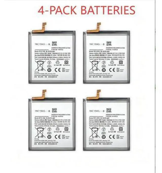 Main image of 4-Pack EB-BG991ABY 3.88V 4000mAh 15.52Wh Li-ion Battery for Samsung Galaxy S21 G990 S21 5G G991 Grade A Cells