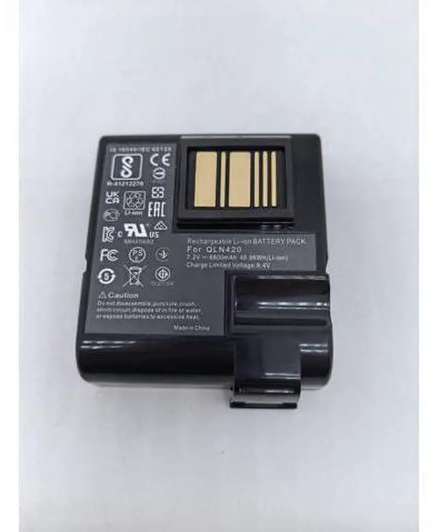 Main image of 7.4V 6800mAh Li-ion Battery for Zebra QLN420 ZQ630 ZQ63 Replaces BTRY-MPP-68MA1-01 P1040687 P1050667-016 12 Month Warranty