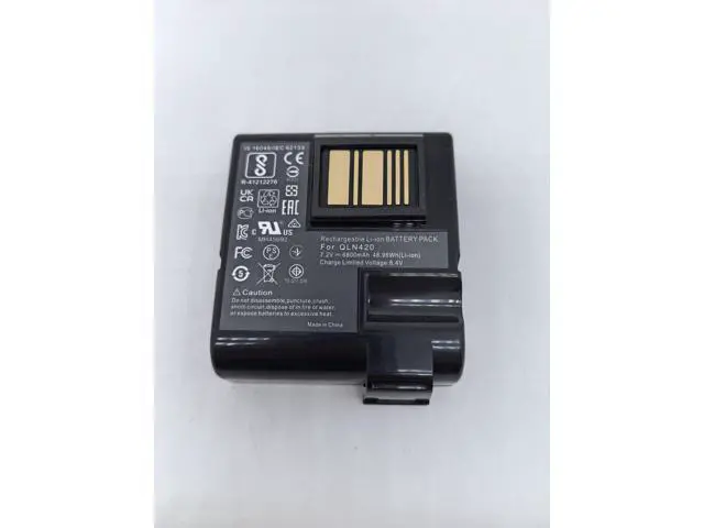 Alt view image 4 of 6 - 7.4V 6800mAh Li-ion Battery for Zebra QLN420 ZQ630 ZQ63 Replaces BTRY-MPP-68MA1-01 P1040687 P1050667-016 12 Month Warranty