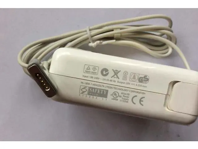 Alt view image 2 of 6 - New AC Adapter 85W A1424 MacBook Pro A1398 Charger Power Supply T Tip