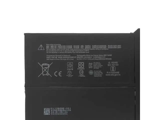 Alt view image 3 of 3 - DYNM03 G3HTA061H Battery for Microsoft Surface Pro 7 1866 - 7.57V 5702mAh 43.2Wh Li-ion