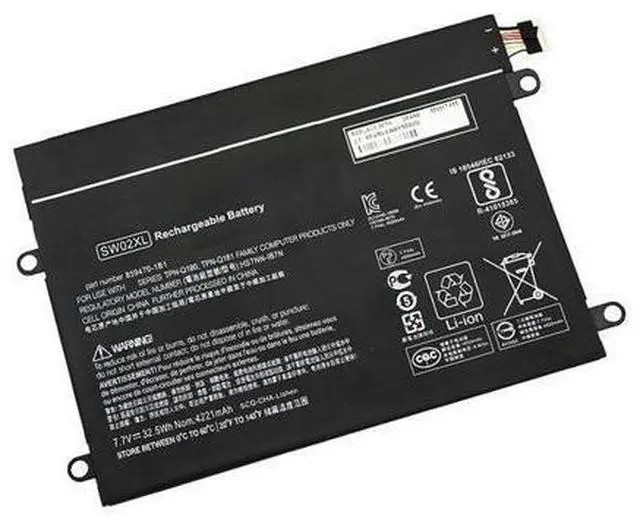 Alt view image 2 of 2 - 32.5Wh SW02XL battery for HP X2 210 G2 TPN-Q180 TPN-Q181