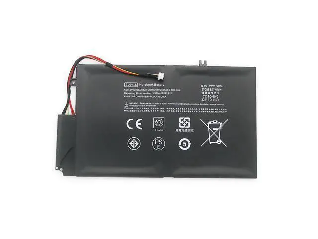 Alt view image 2 of 4 - 52Wh EL04XL battery for HP ENVY TouchSmart 4-1000 tpn-c102 4-1100, 4-1200 Series | 14.8V 52Wh Li-ion | Compatible with TPN-C102, HSTNN-IB3R, HSTNN-UB3R | 681879-1C1