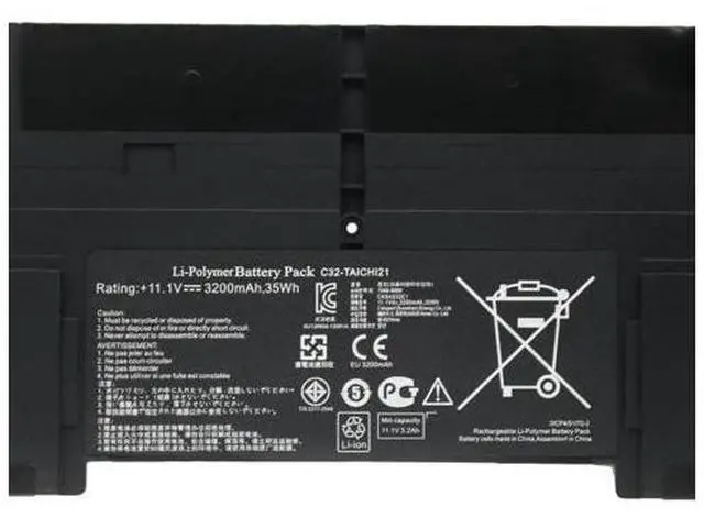 Main image of 35Wh C32-TAICHI21 for Asus Ultrabook Tai Chi 21 Series