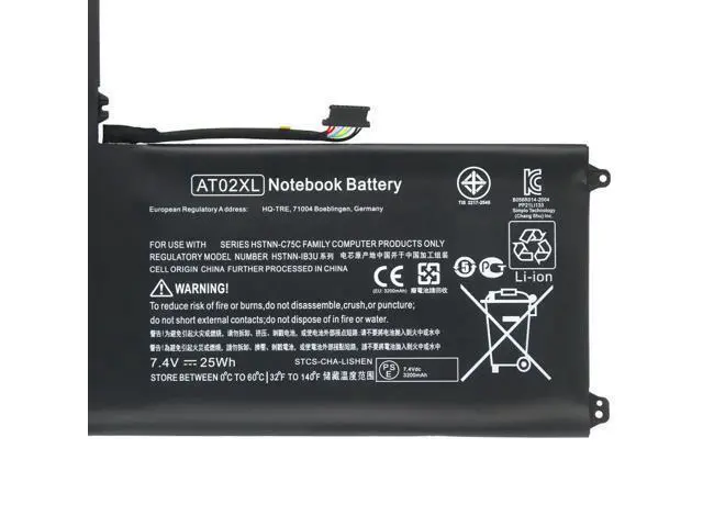 Alt view image 2 of 4 - 25Wh AT02XL battery for HP ElitePad 900 G1