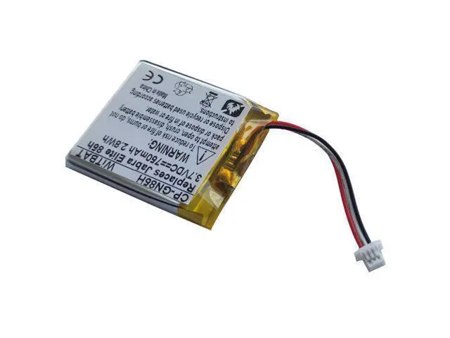 Alt view image 4 of 6 - New 3.7V 450mAh Li-Polymer Battery for Jabra Elite 75t Charging Case Replaces PL661935V CP-GN450 Grade A Cells 12-Month Warranty