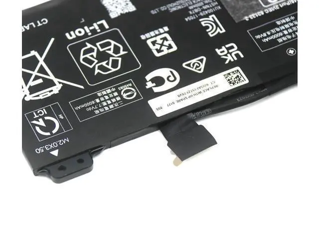 Alt view image 2 of 4 - GM02XL Battery for HP Chromebook x360 11 G1 EE / 14-CA Series | 7.7V 47.3Wh Li-ion | Compatible with 917725-855 917679-271 HSTNN-DB7X | 300-500 Cycles Chromebook X360 11-AE1...