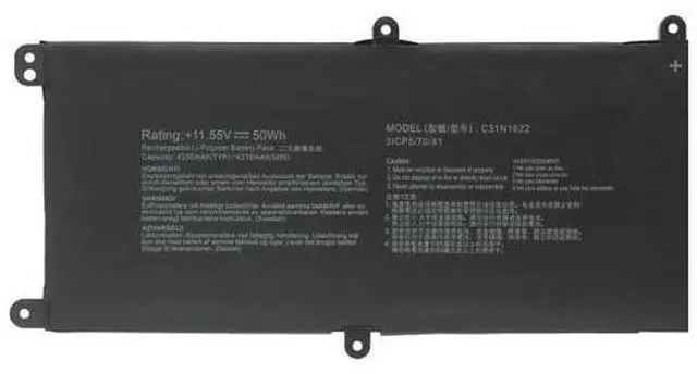 Main image of 50Wh C31N1622 for Asus ZenBooK UX3430UA UX430UA UX530UQ UX530UX