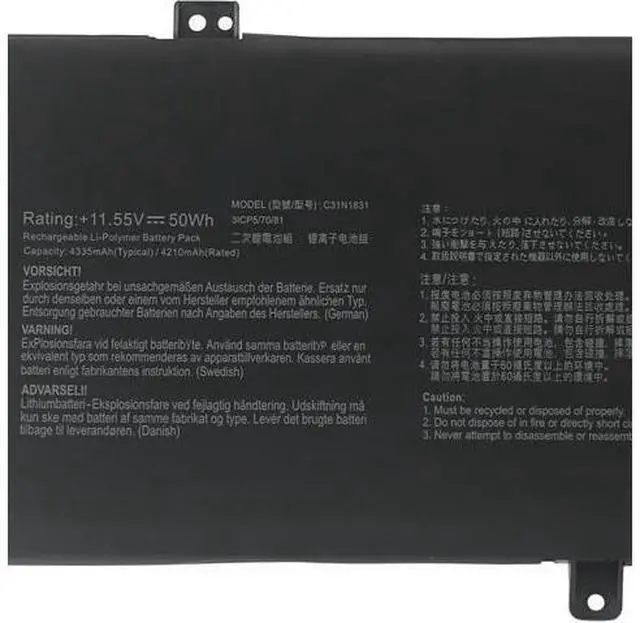 Main image of 50Wh C31N1831 for Asus P574FA P3540FA P3548FA PE574FA PX574FA
